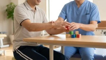 「大きな動き」から「実用的な動作」へ。40代T様と歩む、右上肢リハビリの記録