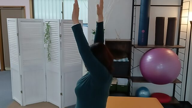 理学療法士による施術の様子